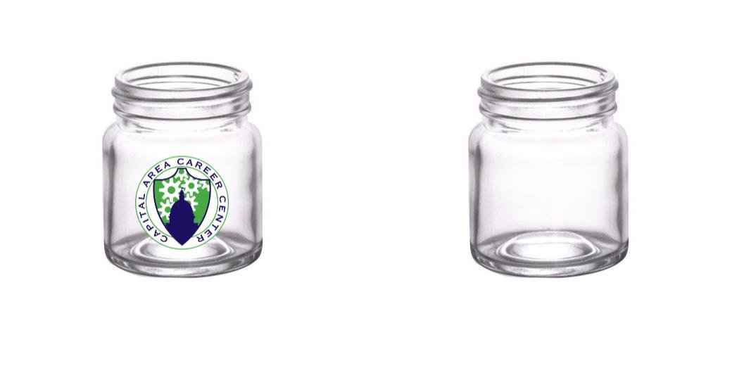 2 oz. Custom BarConic® Mini Mason Jar Shot Glass