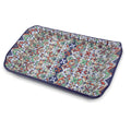 Multicolor Floral Ceramic Square Serving Tray from Mexico - Guanajuato Festivals