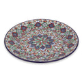 Multicolor Floral Ceramic 10-In Plate from Mexico - Guanajuato Festivals