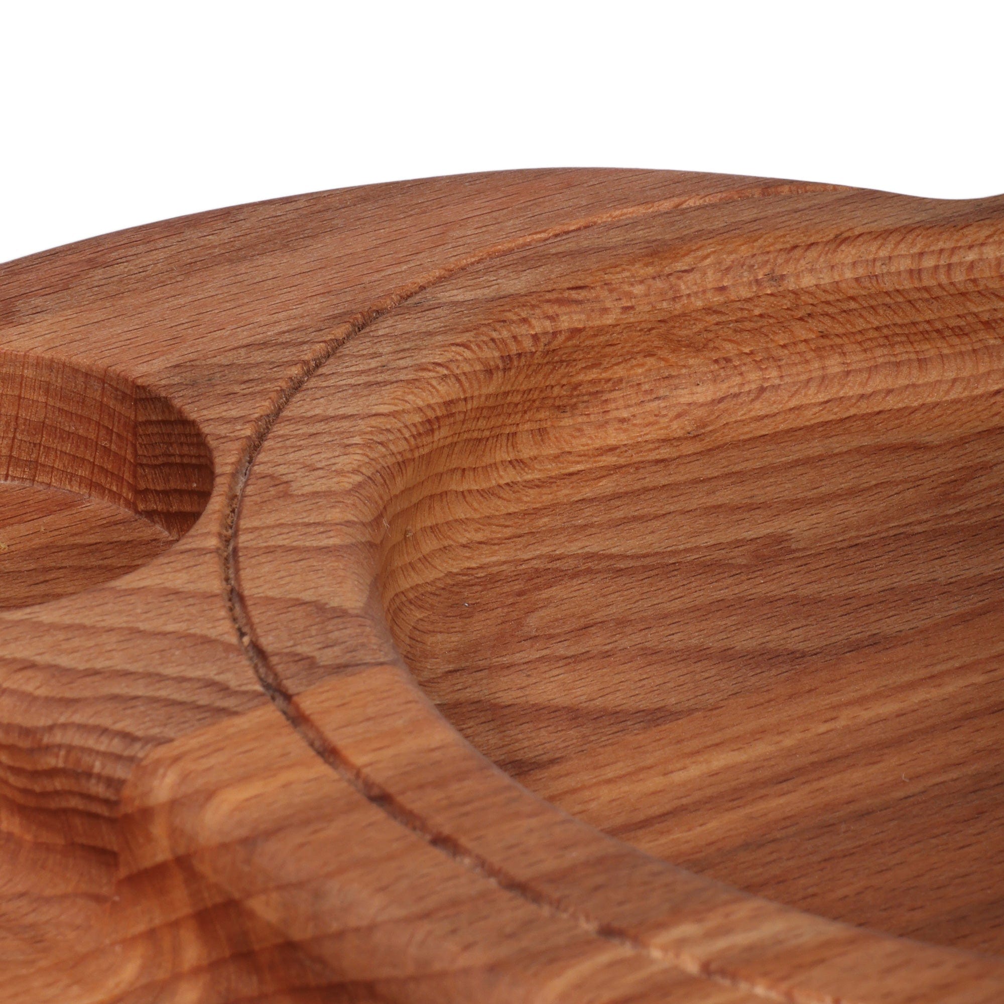 Heart-Shaped Beechwood Appetizer Plate Carved in Armenia - Tasty Romance