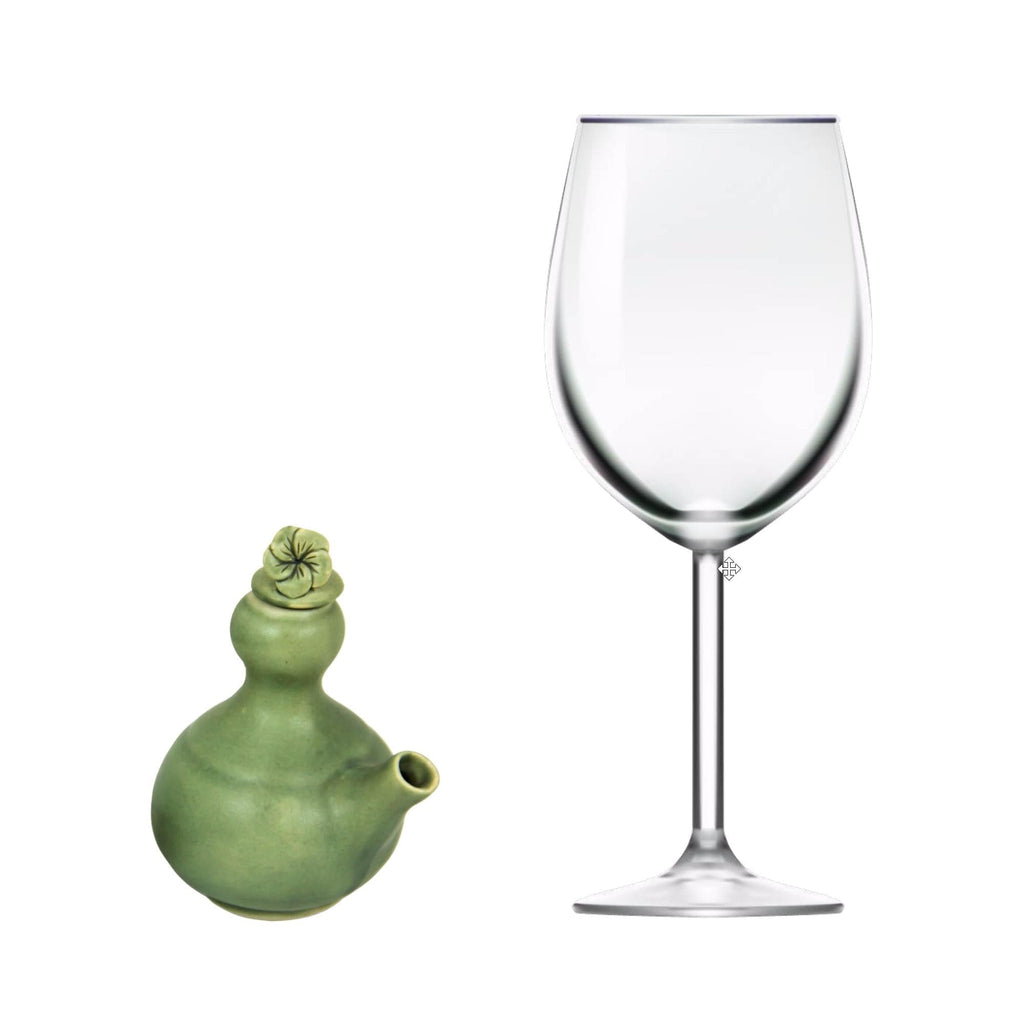 Ceramic Oil And Vinegar Set (Pair) - Happy Frangipani